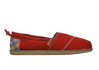 Skechers Womens Bobs Chill Red Boat Shoe Shoes