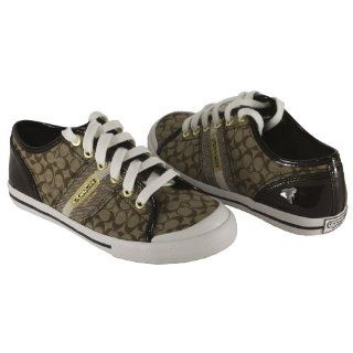 Coach Womens Frances Signature Jacquard & Webbing Sneakers, Style