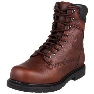 Shoes Mens 5526 Oblique Toe Steel Toe 8 Work Boot,Brown,7 WW Shoes
