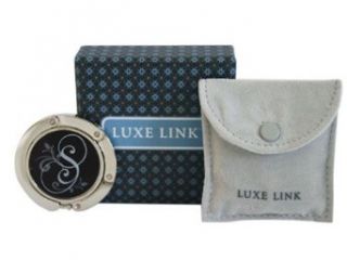 Luxe Link Purse Holder   Flourished Initial S Clothing