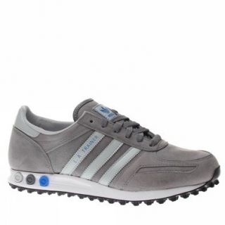 Adidas Trainers Shoes Mens La Trainer Grey Shoes