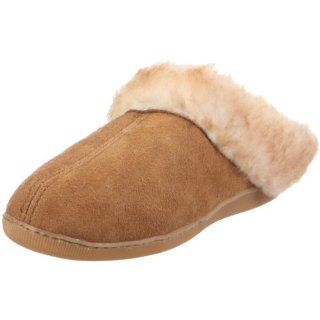 Minnetonka Womens Sheepskin Mule Slipper Shoes