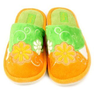Soft Cushion Indoor Outdoor Rubber Sole Slippers Green L 9 10 Shoes