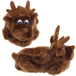 Baby One Reindeer Christmas Slippers for Kids 11 12 Shoes