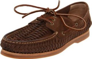 FRYE Mens Sully Woven Boat Shoe Shoes