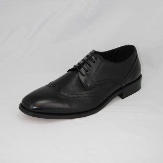 Shoes Mens Dress Shoes Lace Up Wing Tip Z2096 Black (12 D(M) US