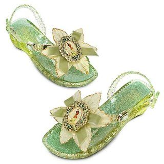 Tiana Princess & the Frog Costume Shoes 13 / 1 for Toddler Youth Girls