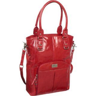 Irvington Vintage Leather 13.3 Laptop Crossbody Tote (Red) Shoes