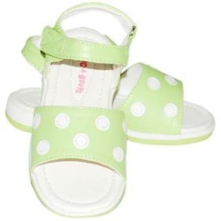 Girls Shoes Green Polka Dot Sandals Kids 13 Roc A Bouts Clothing