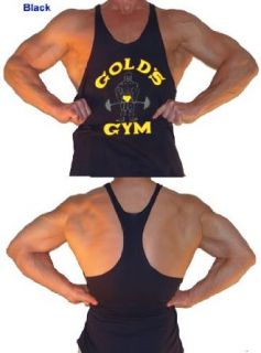 G300 Golds Gym Mens String Tank Top Joe logo Clothing