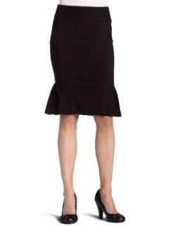 com XOXO Juniors Chevron Pleated Pencil Skirt,Black,13/14 Clothing