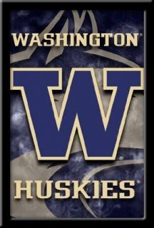 Washington Huskies Logo Framed Poster
