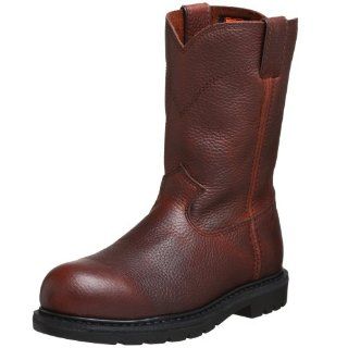 Shoes Mens 5760 Pull on Unlined Steel Toe Work Boot,Brown,14 M Shoes