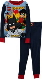 LEGO Batman Batman & Robin Young Boys Blue Pajama Set