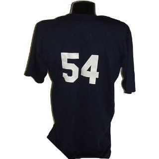 # 54 Notre Dame Blue Throwback Game Used Baseball Jersey