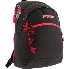 JanSport Wasabi Backpack (Grey Tar/Grey Tar Flitter