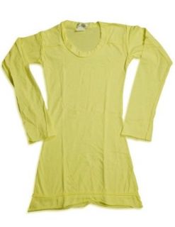 So Nikki   Girls Long Sleeve Tunic Top, Yellow 21403