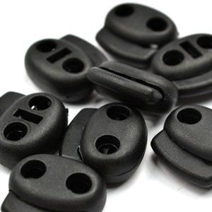 Bluecell 20 Pcs of Pig Nose Shaped Plastic Double Holes
