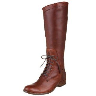  FRYE Womens Melissa Riding Tall Boot,Red/Brown,5.5 M US Shoes