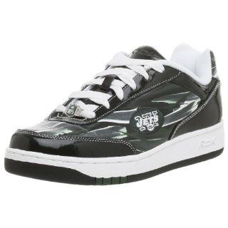 NFL New York Jets Recline Paint Sneaker,Black/Green/White,11 M Shoes