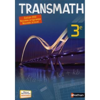 TRANSMATH; 3e ; édition 2012   Achat / Vente livre Joël Malaval pas