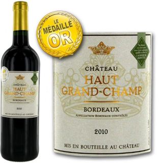 Bordeaux   Millésime 2010   Vin rouge   Vendu à lunité   75cl