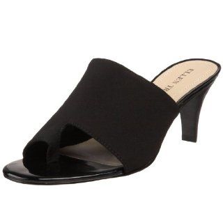 Ellen Tracy Womens Hewitt Sandal,Black,5 M US Shoes