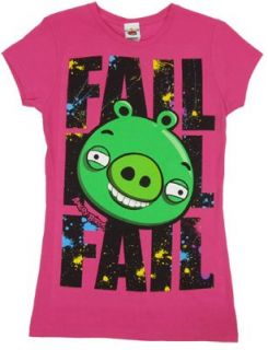Fail   Angry Birds Sheer Womens T shirt Junior Small