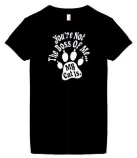 Womens Funny T Shirts (Youre Not The Boss of Me, My Cat