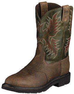 Mens 10 Inch Sierra Saddle Western Work Boot Style A10006743 Shoes