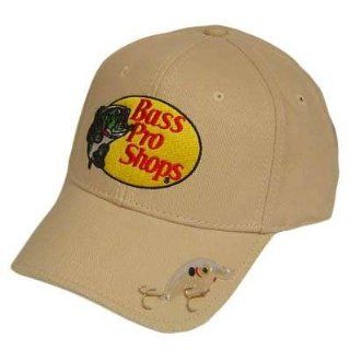 BASS PRO SHOPS HAT CAP FISHING BAIT KHAKI STONE TAN