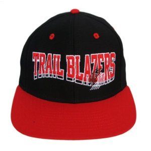 NBA Retro Wave Portland Trail Blazers Hat Cap Hat   2 Tone