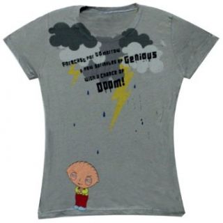 Family Guy   Forecast Doom Juniors T Shirt Clothing