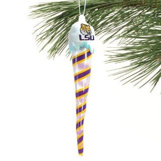LSU Tigers Light Up Icicle Ornament