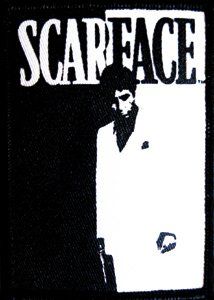 Novelty Iron On   Scarface   Scarface Silhouette
