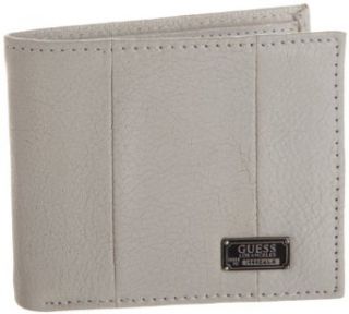 Guess Mens Flagstaff Passcase Billfold, White, One Size