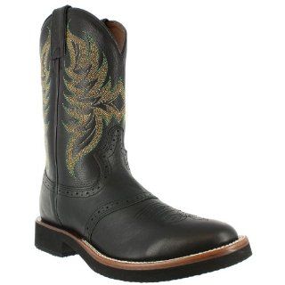 Justin Black Deercow Cowboy Boot 5072, 10.5D Shoes