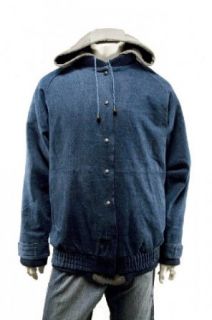 Mens Heavyweight Fleece Lined Denim Jacket Clothing