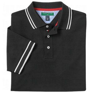Tommy Hilfiger Golf Ace Polo (Tm101) Black Size Large