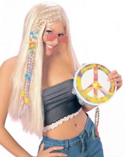 Hippie Peace Costume Tambourine Clothing