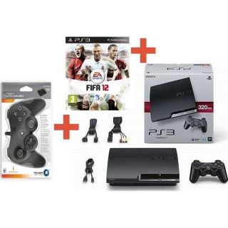 PS3 320 Go + FIFA 12 + MANETTE PRO EX CONTROLLER   Achat / Vente