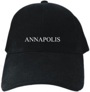 Caps Black  Simple Word Annapolis  Maryland Usa City