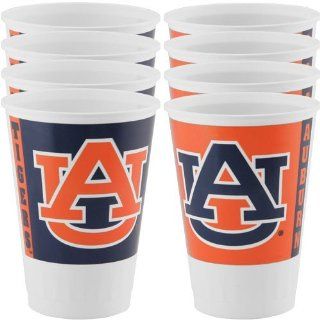 Auburn Tigers 8 Pack 16oz. Plastic Cups