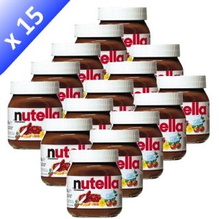 Lot de 15   NUTELLA   15 Pots de 400 grammes