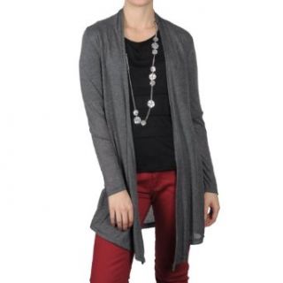 Hailey Jeans Co Womens Open Front Long Sleeve Cardigan