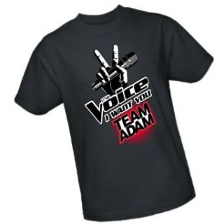 Team Adam    The Voice Adult T Shirt Clothing