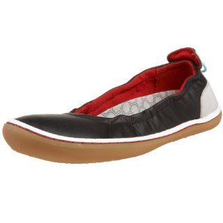 Womens Odette Flat Shoe,Black Leather,36 EU (US Womens 6 M) Shoes