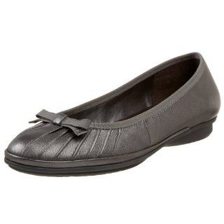  Geox Womens Olympia Flat,Grey,37 EU (US Womens 7 M) Shoes