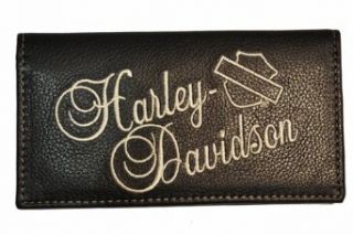Harley Davidson® Womens Black Check Book Cover in