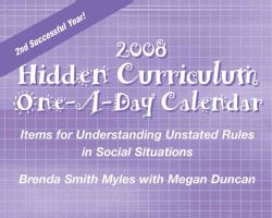 Hidden Curriculum 2008 Calendar